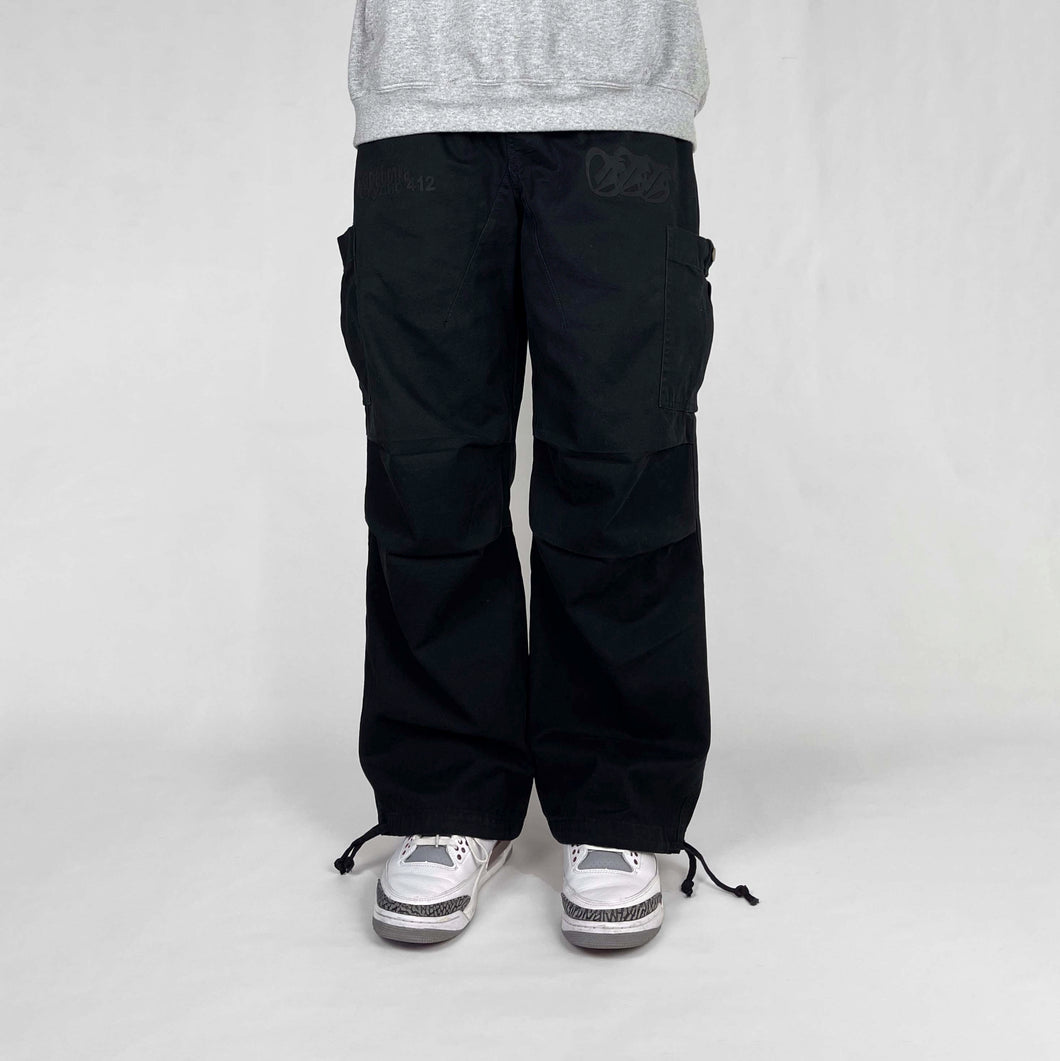 Cargo pant all black 412